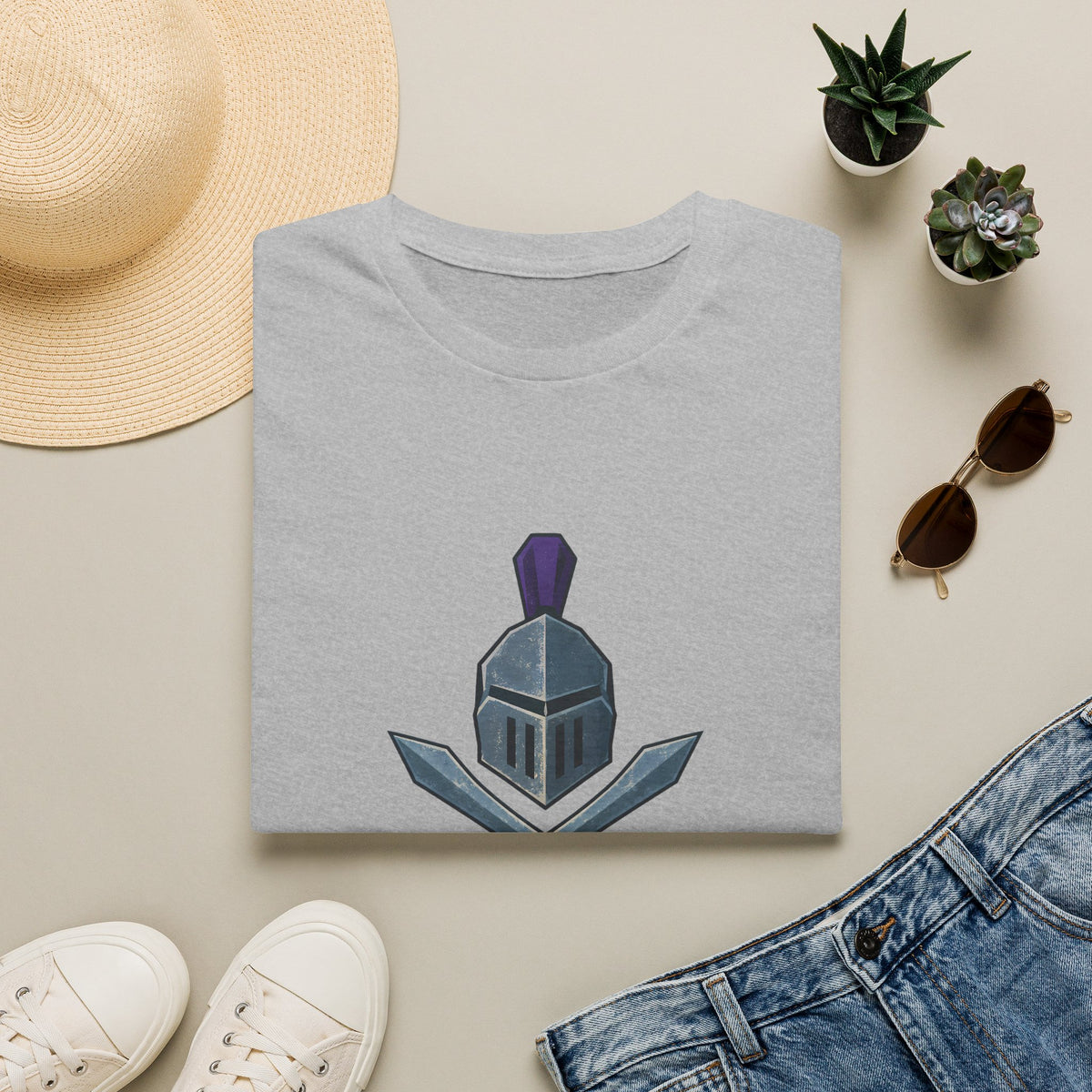 "Rune Class" OSRS / Runescape Inspired T-Shirt – Medieval Knight Helmet