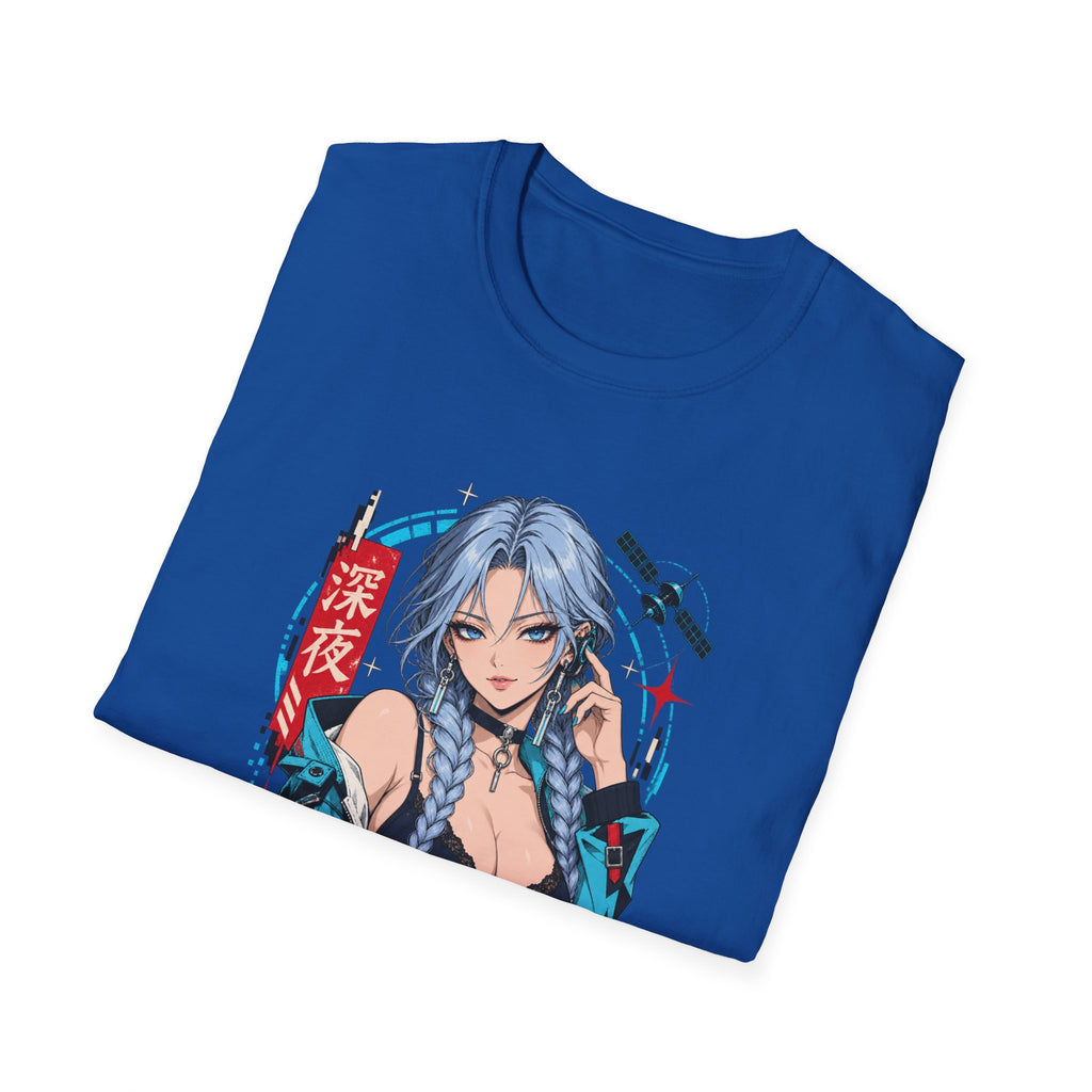 Ice | Sexy Anime Cyber Pin Up Girl Graphic T-Shirt