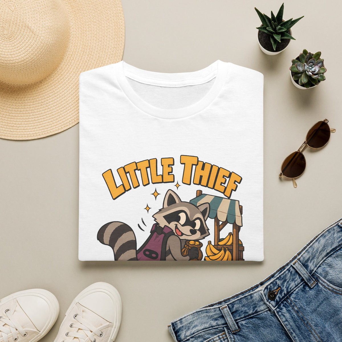 Little Thief Rocky T-Shirt - Cute OSRS Rocky Tee
