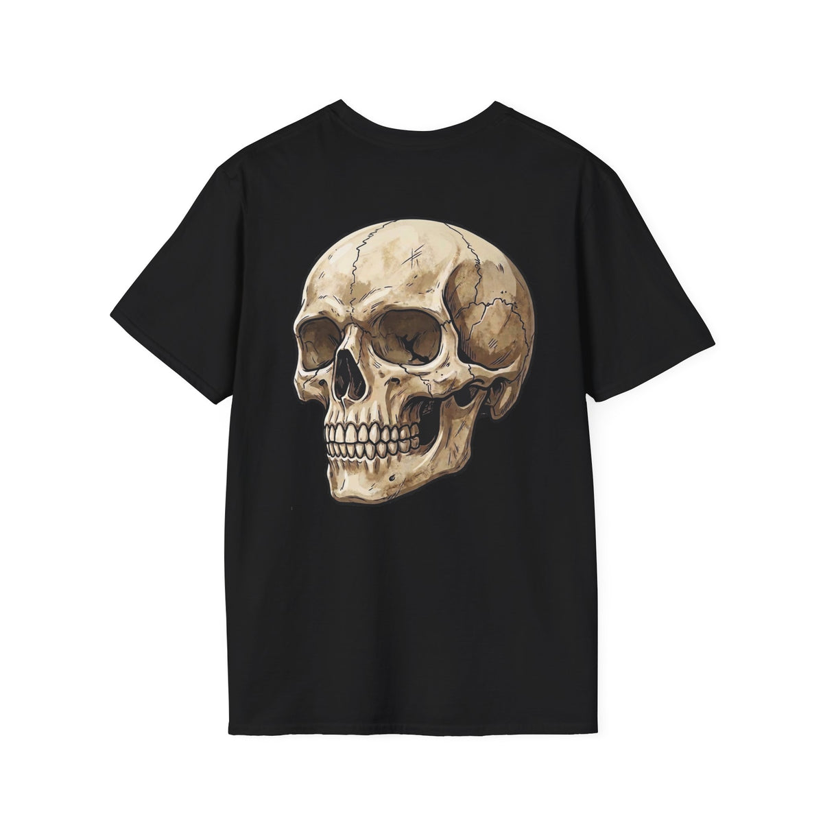 Skull Graphic T-Shirt — Vintage Anatomical Back Print