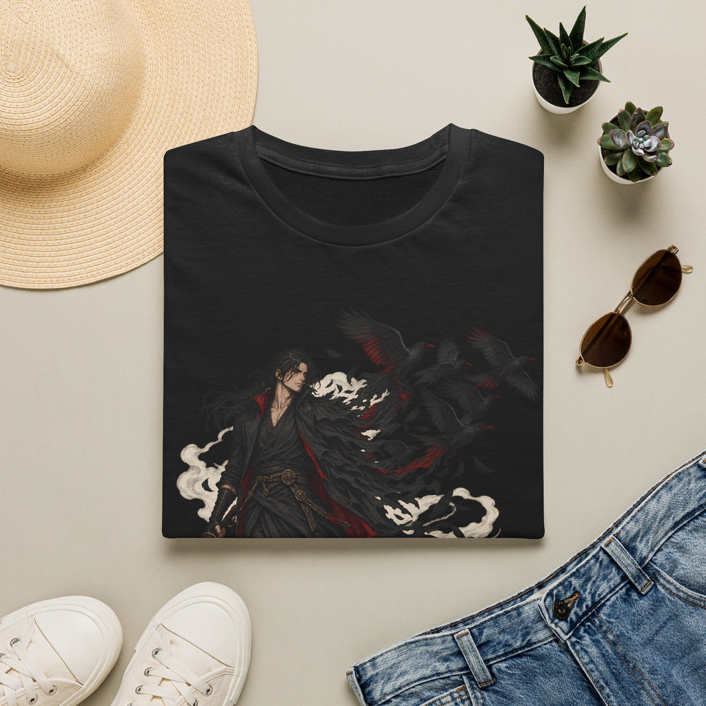 Dark Samurai | Raven Warrior Spirit | Graphic T Shirt