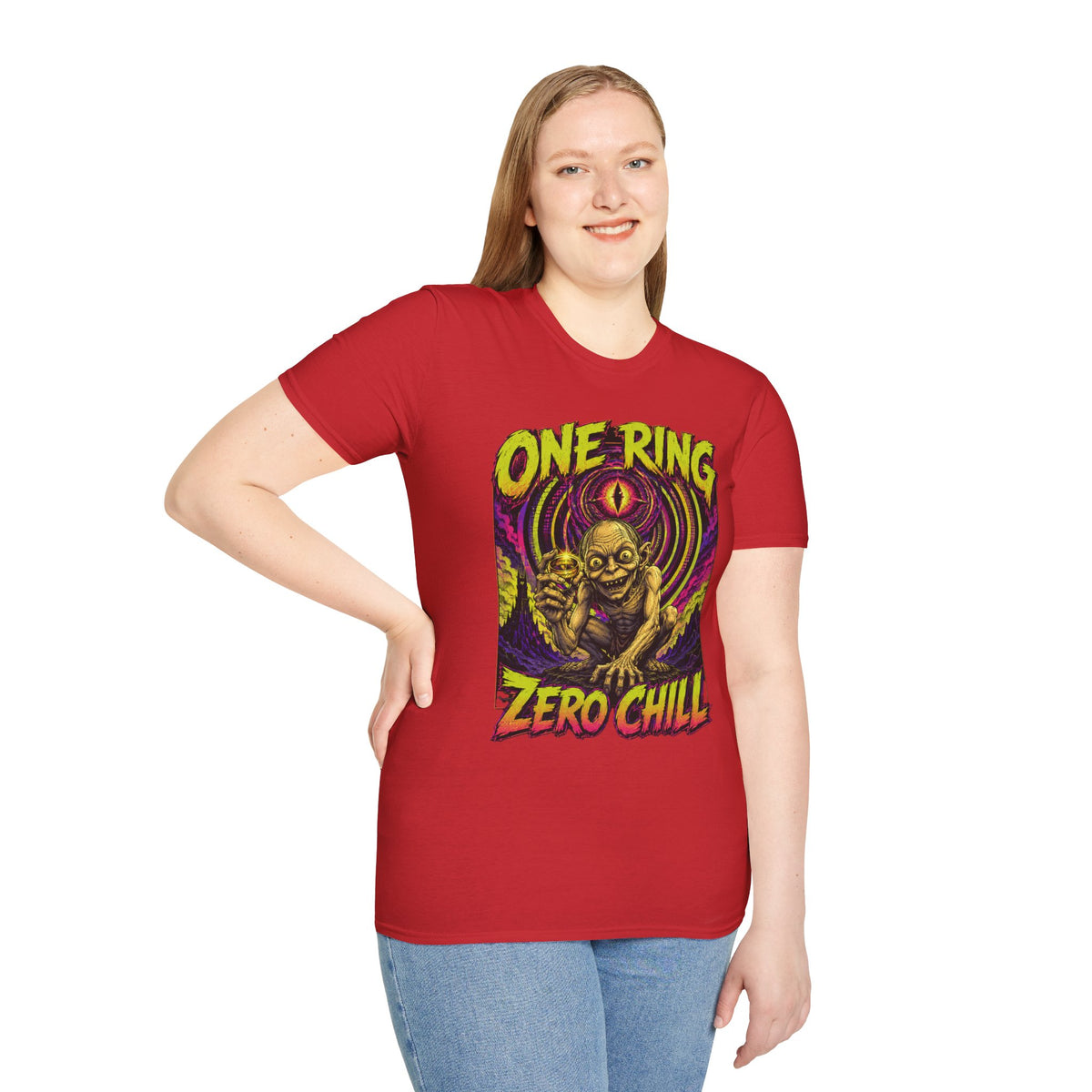 One Ring Zero Chill T-Shirt — Gollum Fantasy Horror Graphic Tee