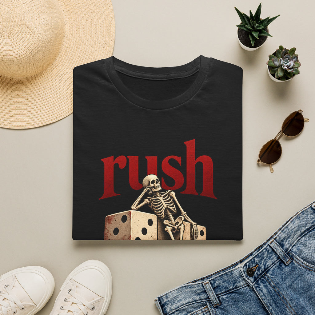 Rush | Roll the Bones | Dice Skeleton Prog Band T-Shirt