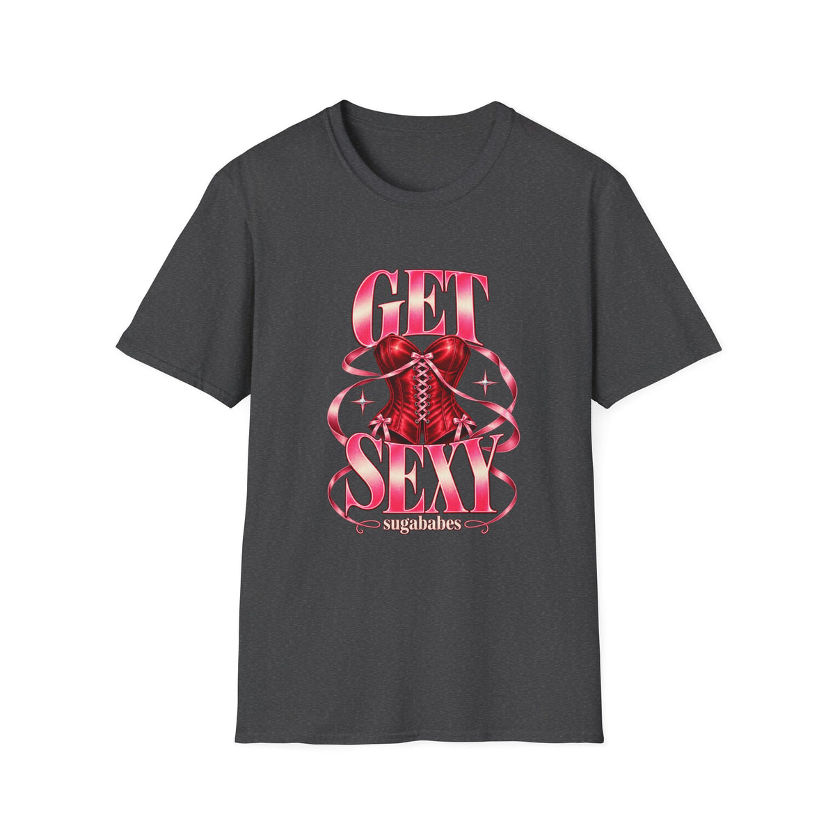 Get Sexy | Sugababes | Corset Retro Pink Y2K Vibe Graphic T Shirt