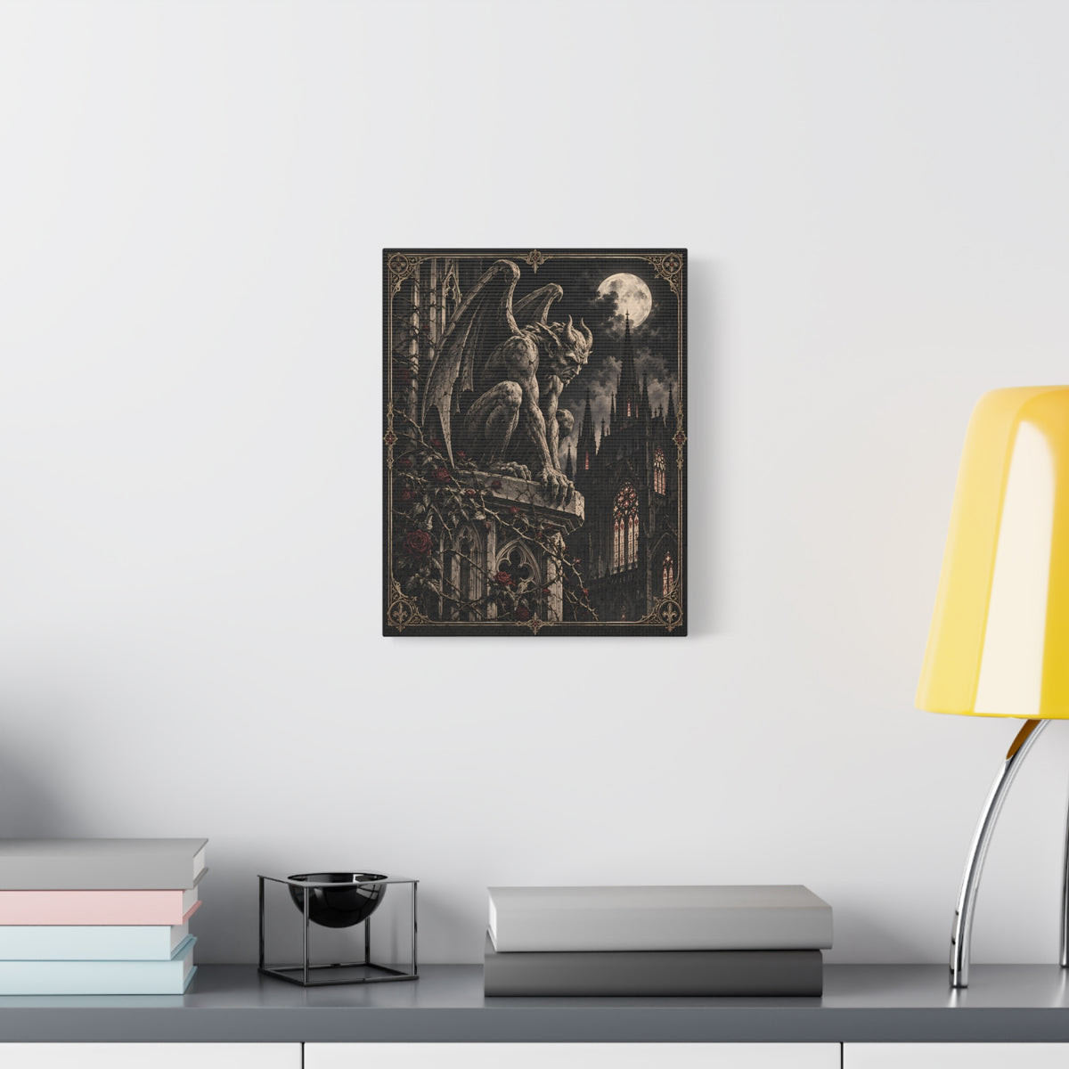 Canvas | Gothic Gargoyle | Occult Wall Art