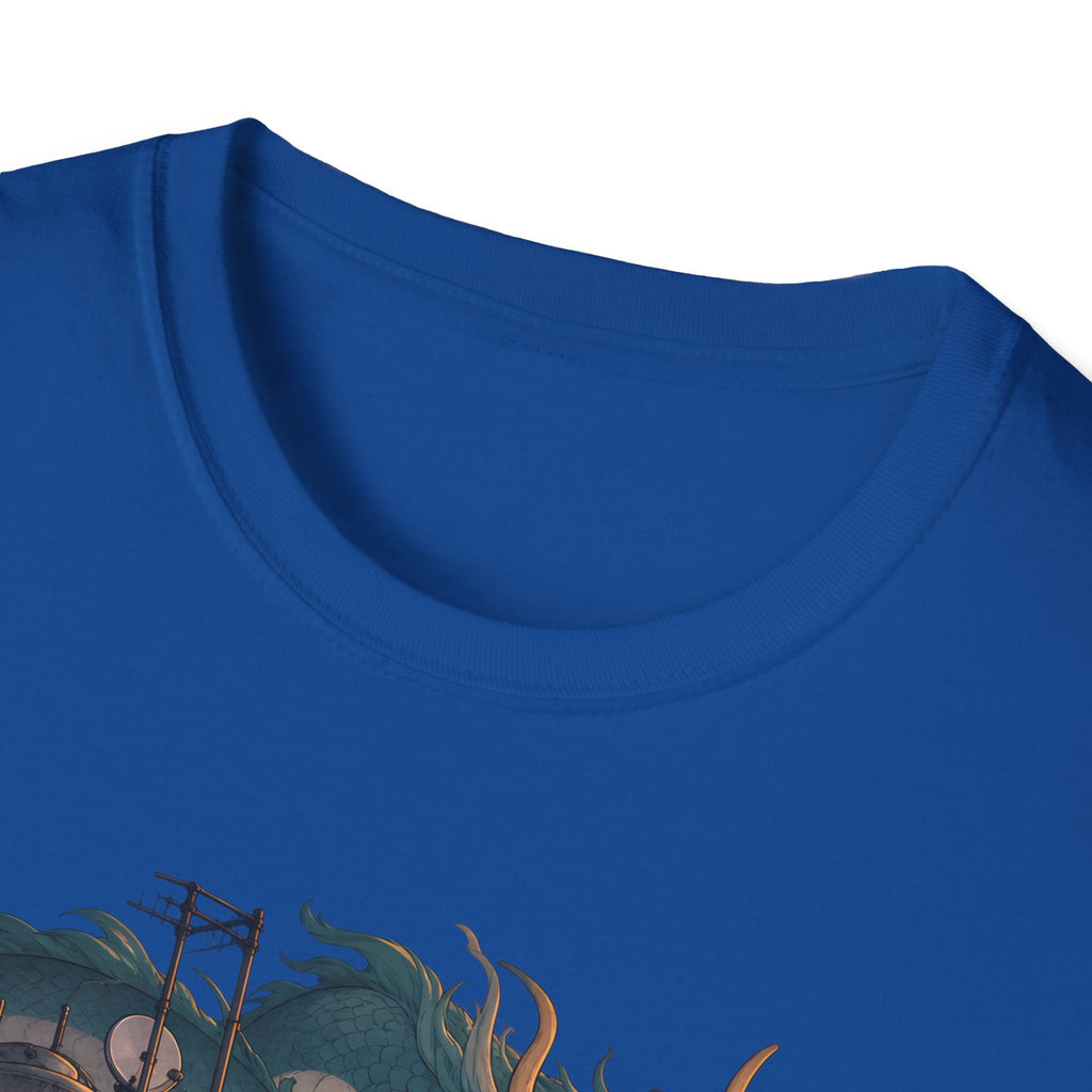 Serpent Cityscape | Urban Japanese Dragon T-Shirt