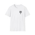 Ram Skull Floral T-Shirt — Gothic Boho Graphic Tee