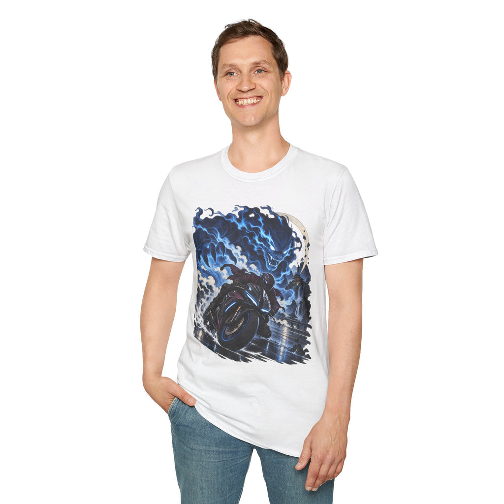 Demon of the Storm | Night Rider | Japanese Urban Motorcycle Tee