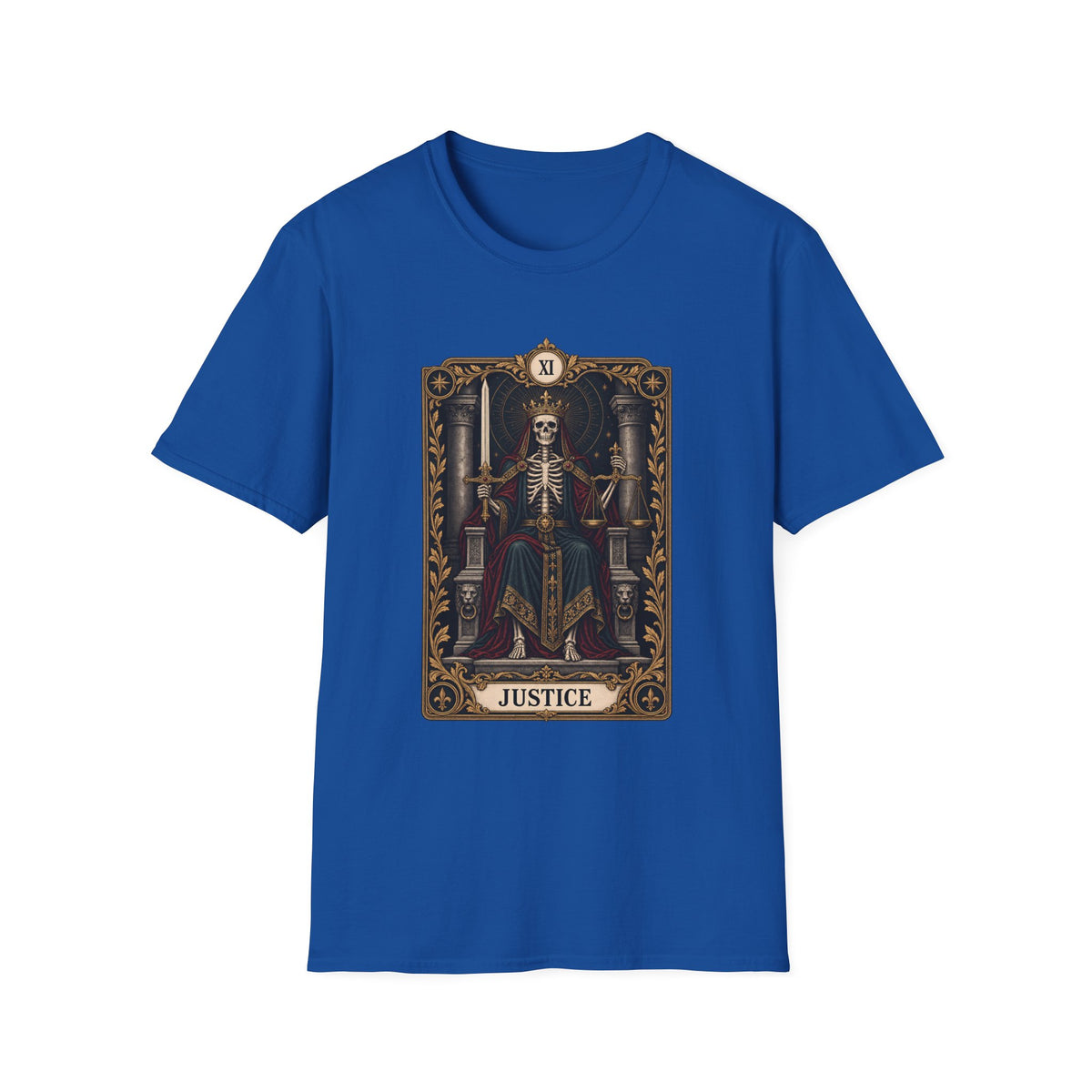 Justice | Tarot | Skeleton | Graphic Tee