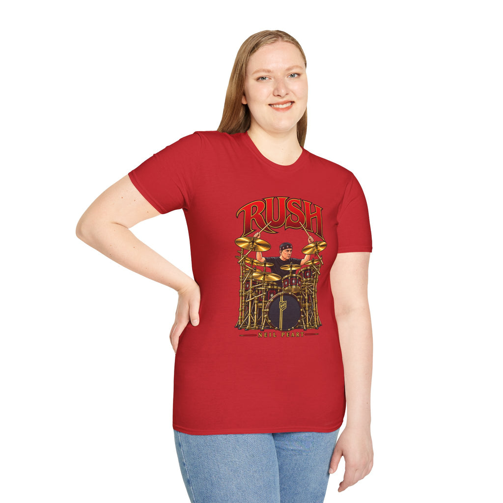 Rush | Neil Peart Drum Solo | Prog Rock Drummer Graphic T-Shirt