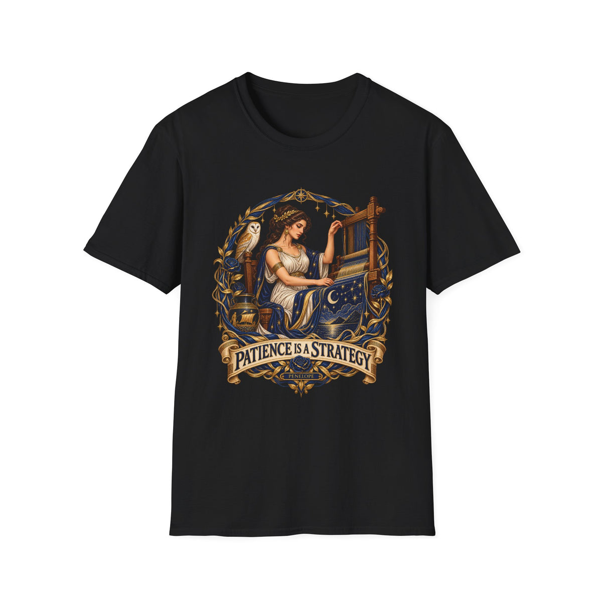 Penelope Greek Mythology T-Shirt, Odyssey Weaver Patience Is a Strategy