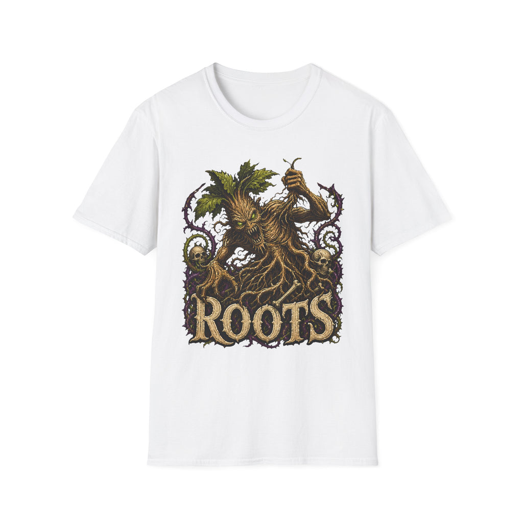 Roots Tree Creature T-Shirt - Mythic Ent Woodland Graphic Tee