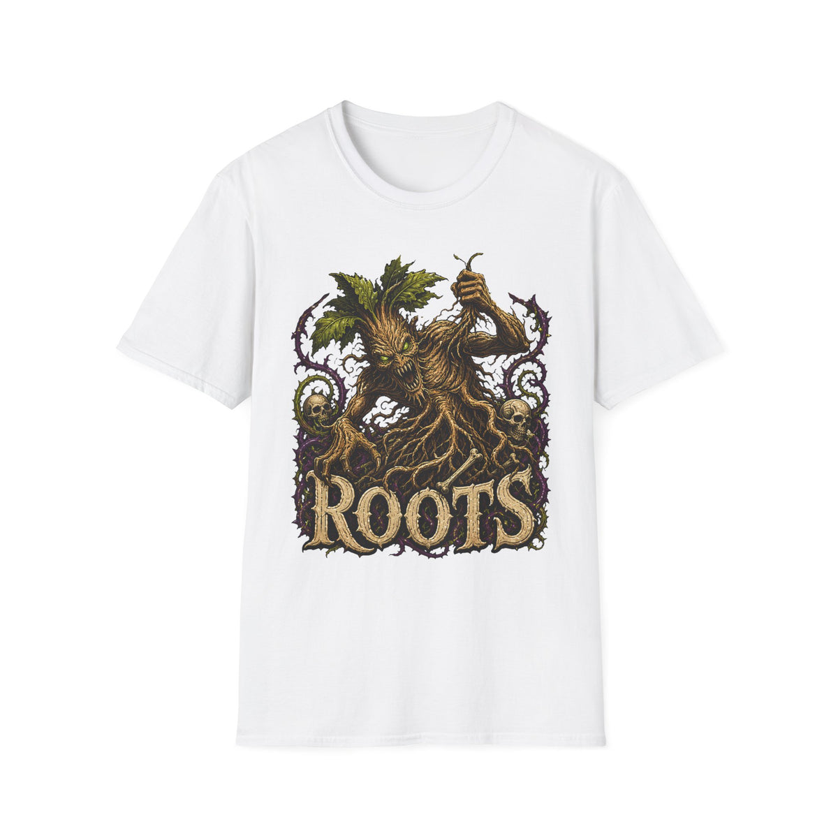 Roots Tree Creature T-Shirt - Mythic Ent Woodland Graphic Tee