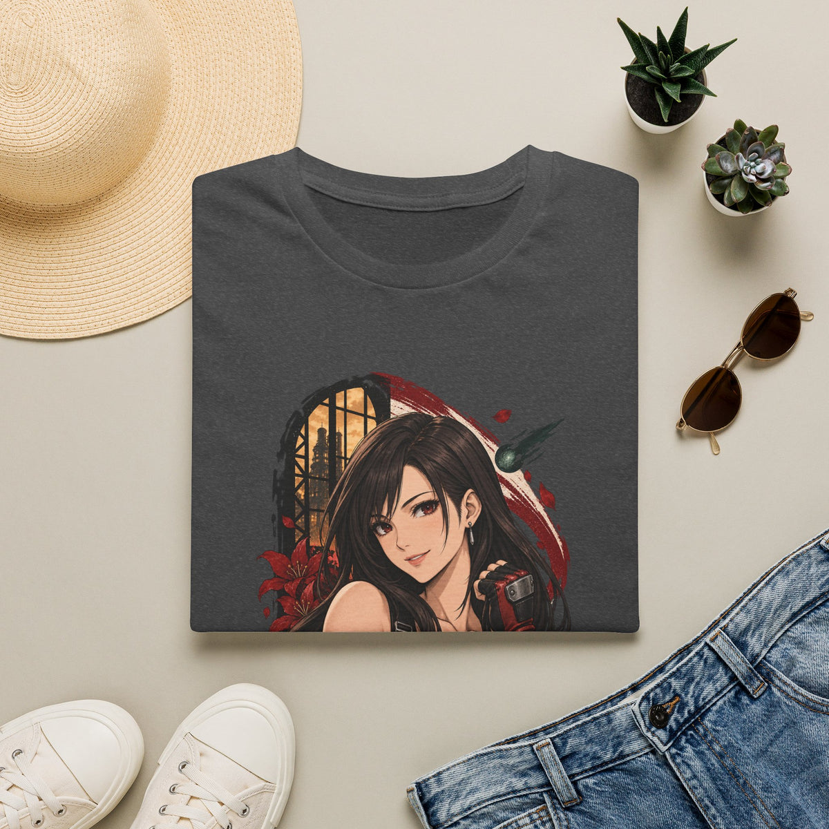 Tifa Lockhart | Final Fantasy VII Pin Up Style Anime Shirt