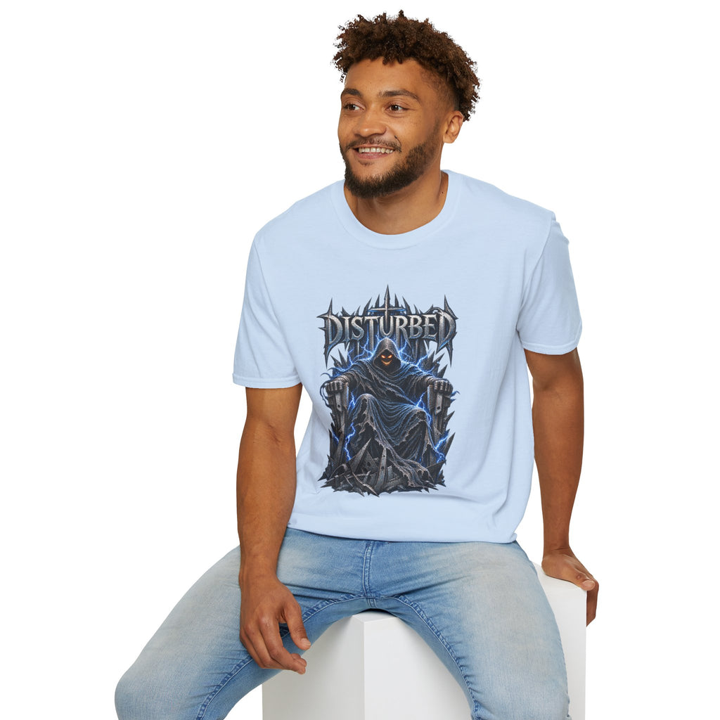Disturbed | Storm Throne | The Guy | Grim Reaper Band T-Shirt
