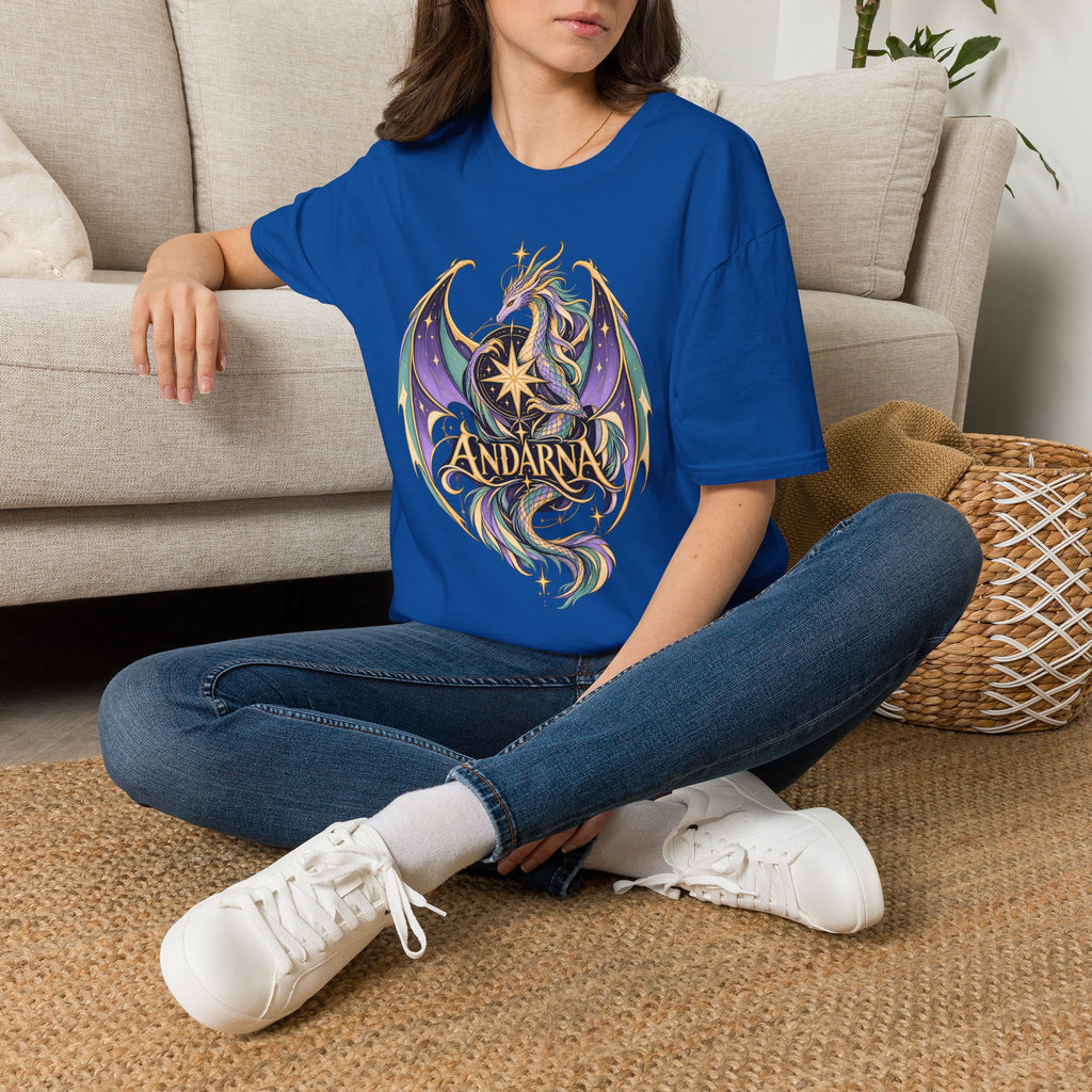 Andarna | Onyx Storm Dragon Graphic T-Shirt | Book Inspired