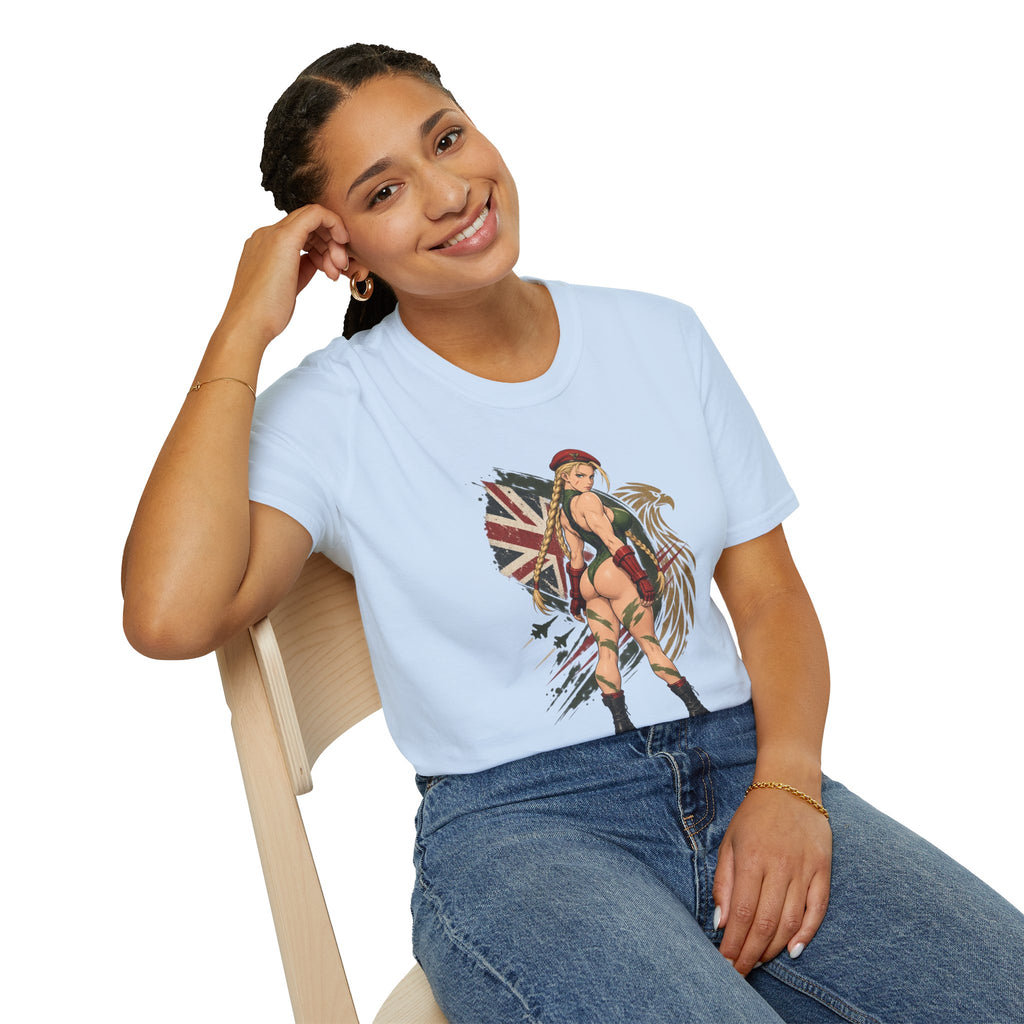 Cammy Street Fighter | Sexy Cammy Pin Up Girl Graphic T Shirt