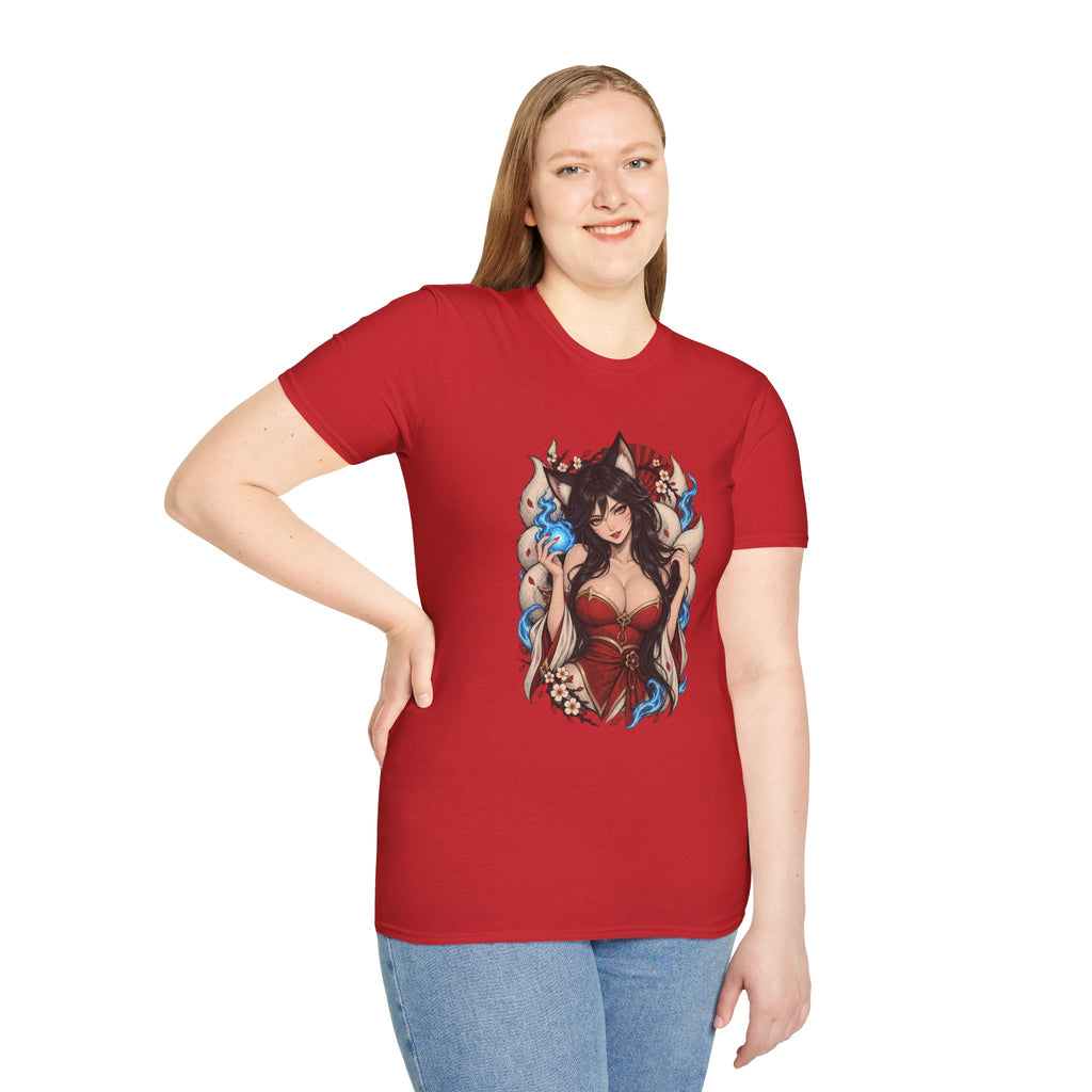 Ahri | League of Legends | Anime Pin Up Kitsune Girl T-Shirt