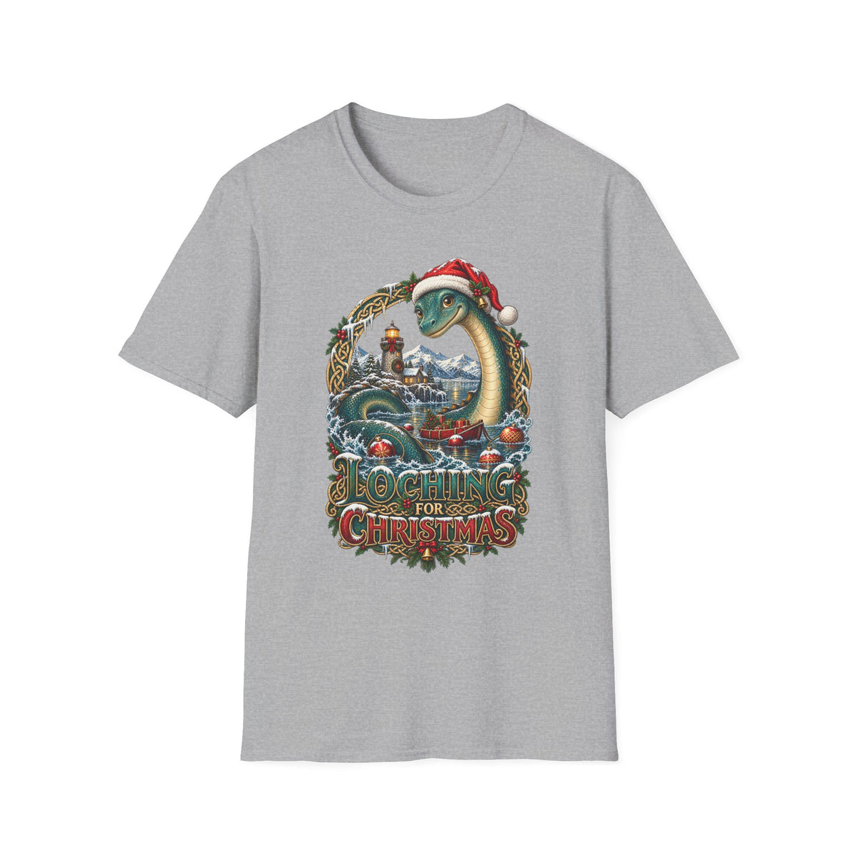 Lock Ness | Scottish Legend Christmas T-Shirt