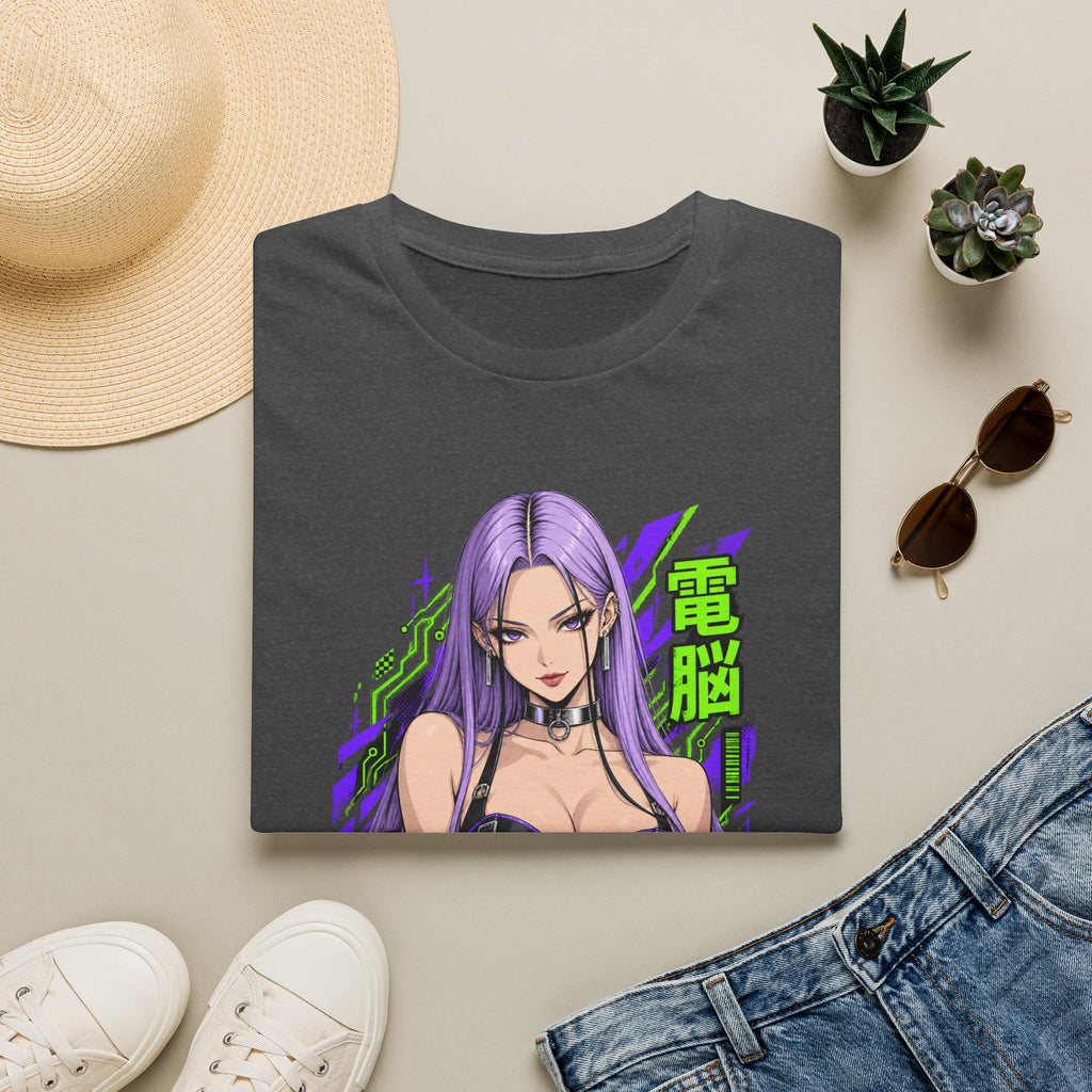 Violet | Anime Cyber Sexy Pin Up Girl T-Shirt