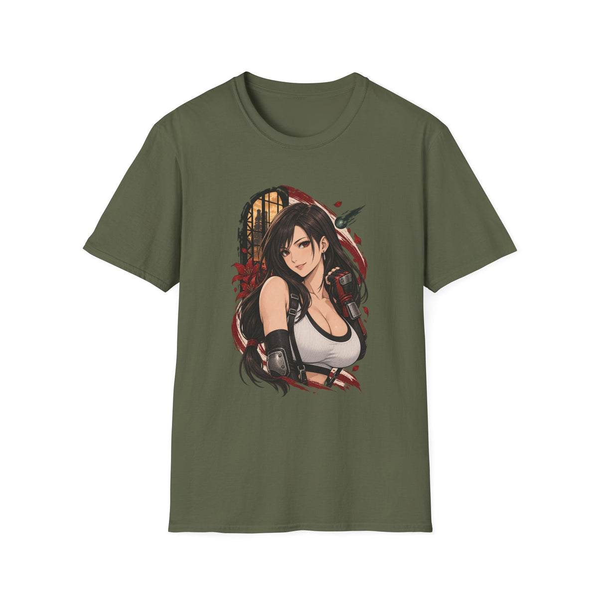 Tifa Lockhart | Final Fantasy VII Pin Up Style Anime Shirt