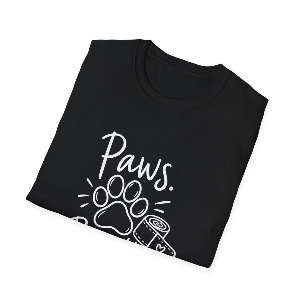 Vet Gift | Animal Lover Gift | Paws. Breathe. Repeat. | Graphic Tee