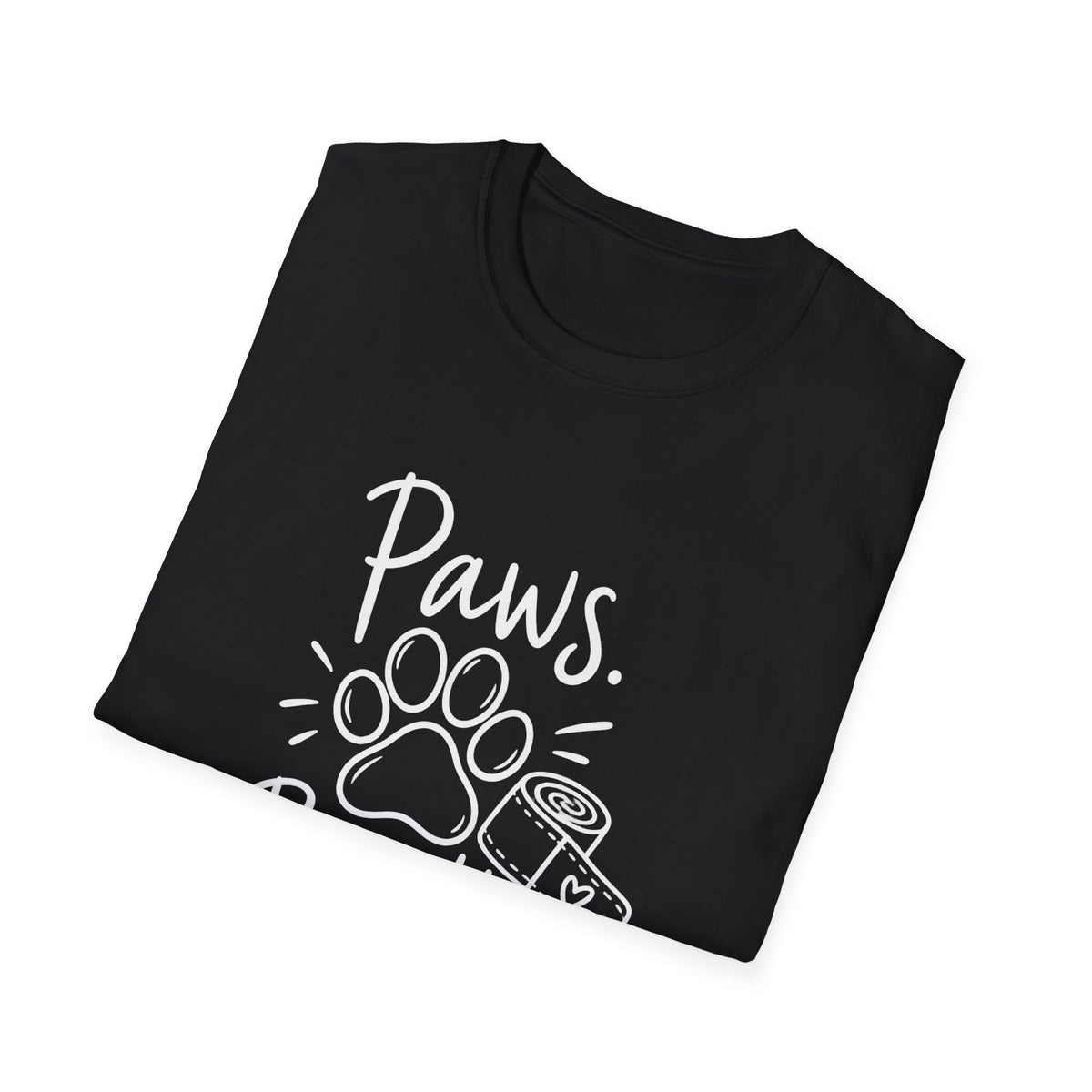 Vet Gift | Animal Lover Gift | Paws. Breathe. Repeat. | Graphic Tee