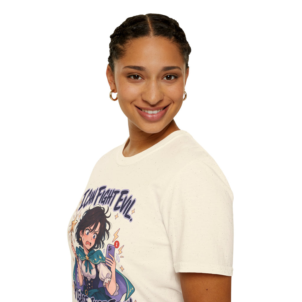 Working Witch | I Can Fight Evil, Please Just Email | Cute Anime T Shirt