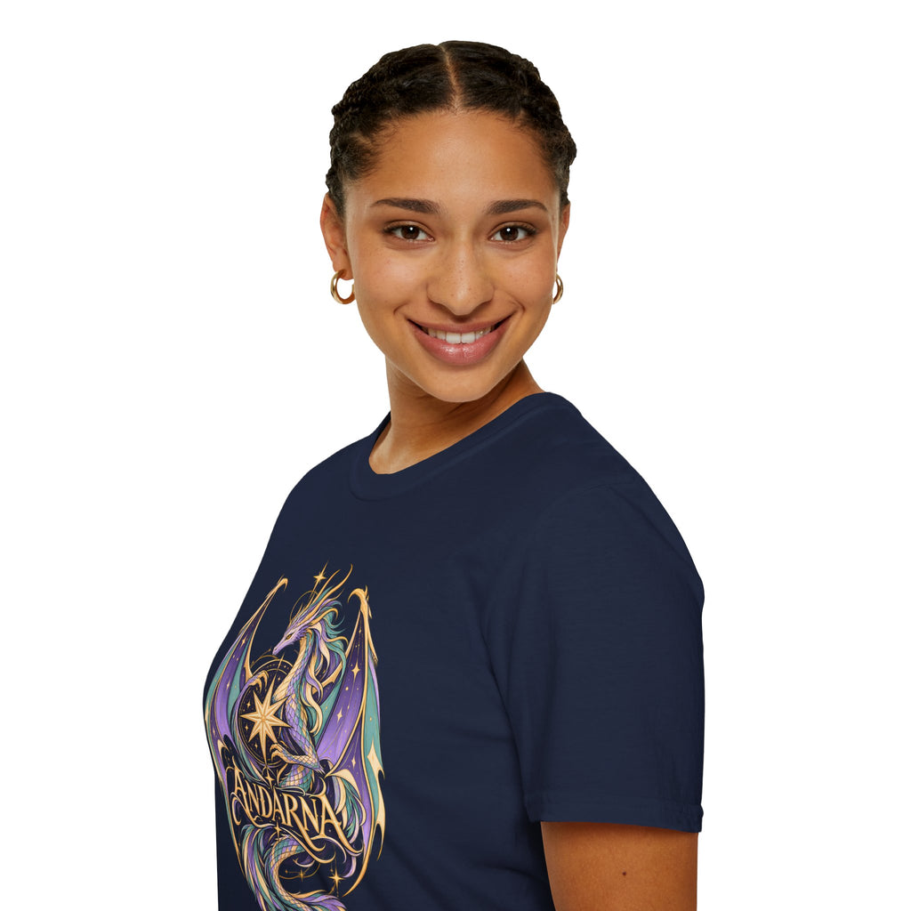 Andarna | Onyx Storm Dragon Graphic T-Shirt | Book Inspired