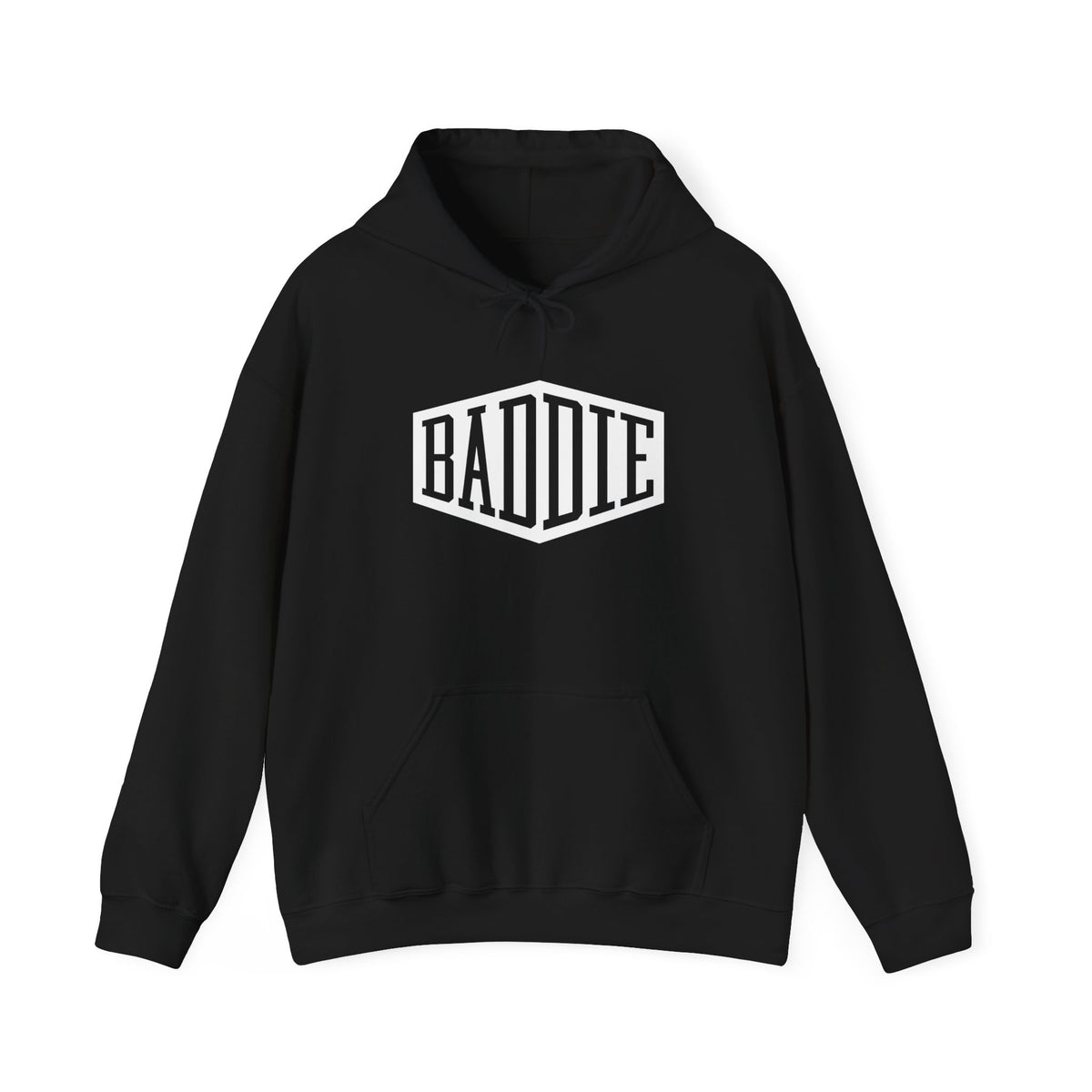 Baddie GTA 6 Inspired Hoodie – Bold Retro Shield Graphic Hoodedie