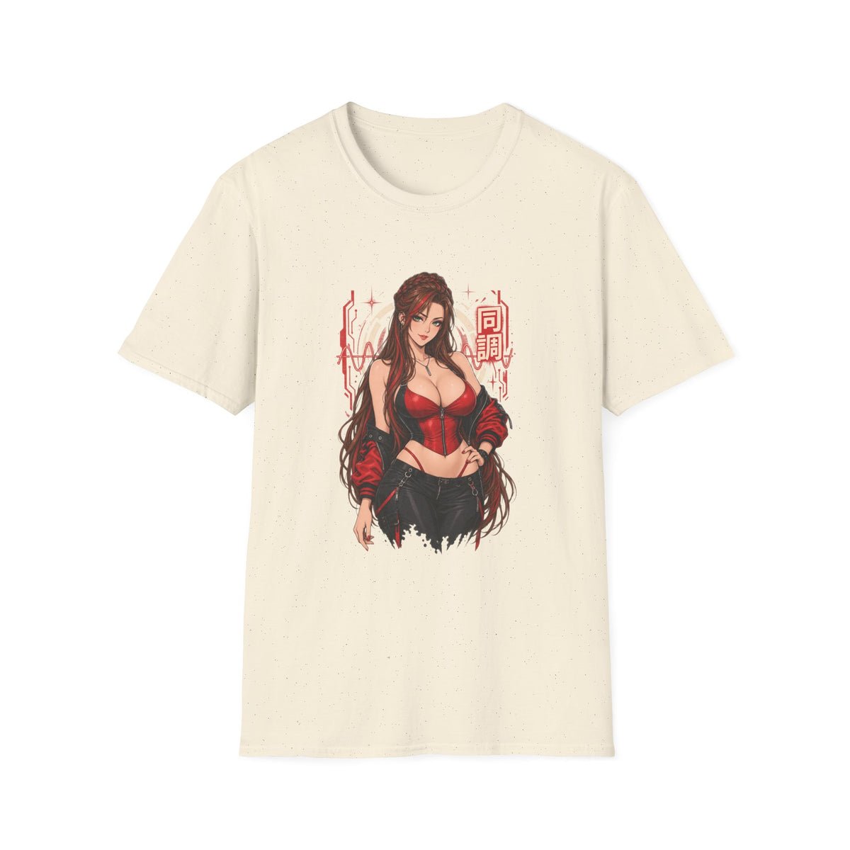 Jenny | Sexy Anime Pin Up Girl | Waifu Graphic T-Shirt