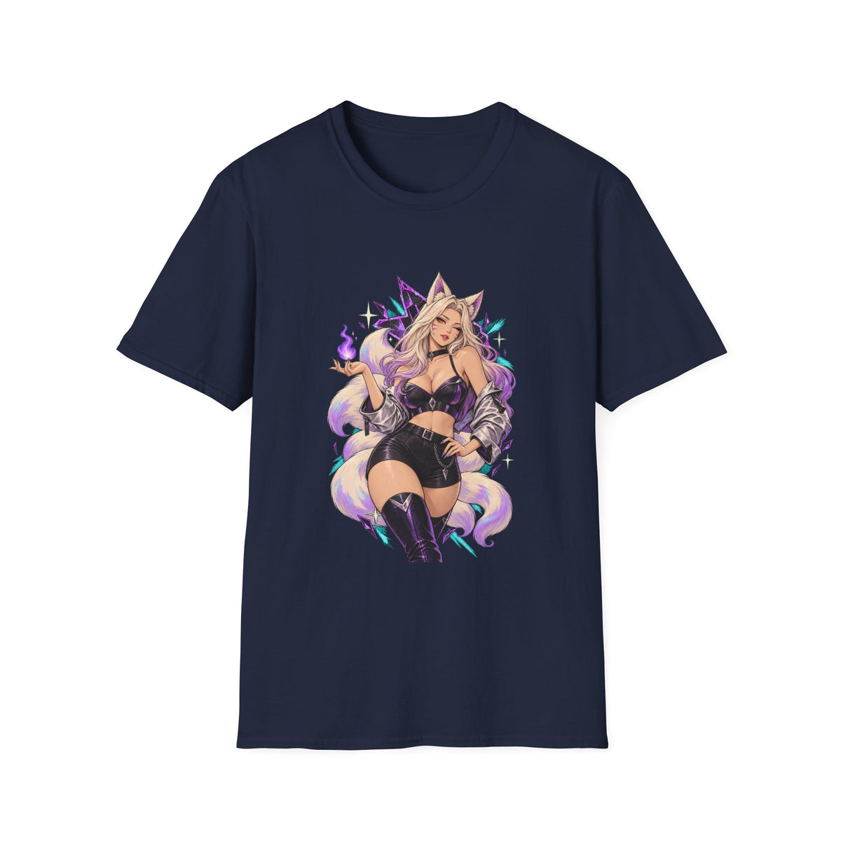 Ahri | League of Legends | Anime Fox Pin Up Girl T-Shirt