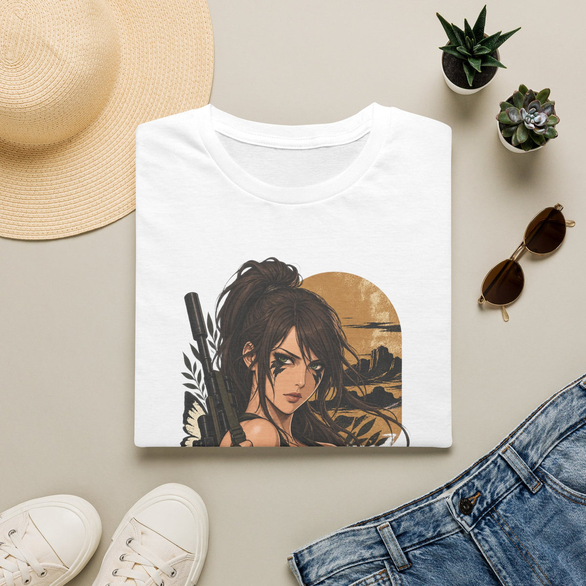 Quiet | Metal Gear | Anime Style Pin Up Gamer Girl T Shirt