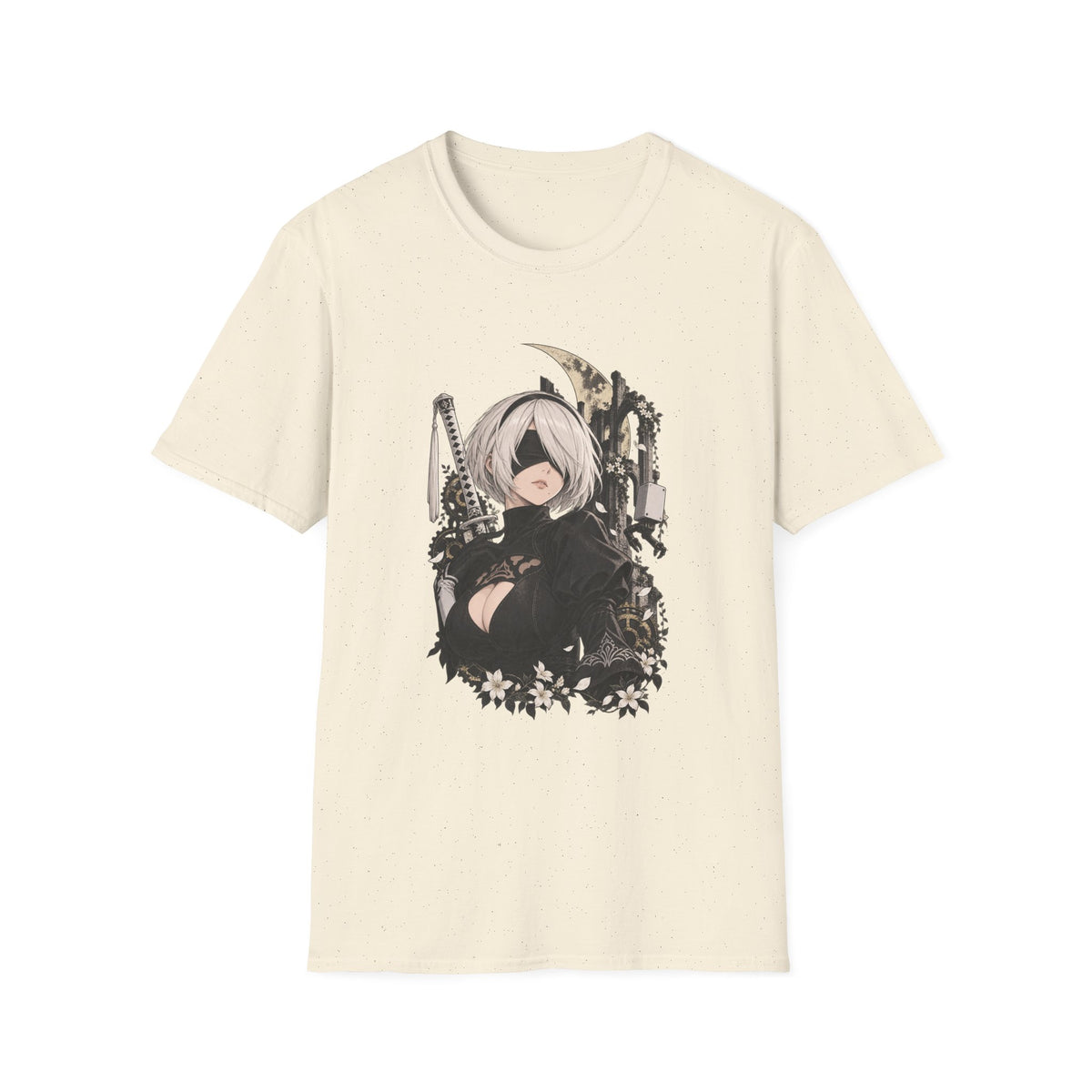 2B | Nier Automata | Anime Character Gothic T-Shirt