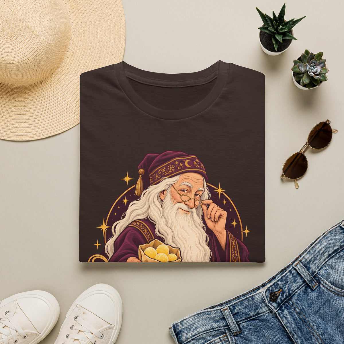 Dumbledore | Sherbet Lemon? | Harry Potter Illustration T‑Shirt