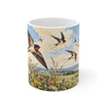 Swallows In Flight | Bird Watcher Coffee Cup Gift (11oz)