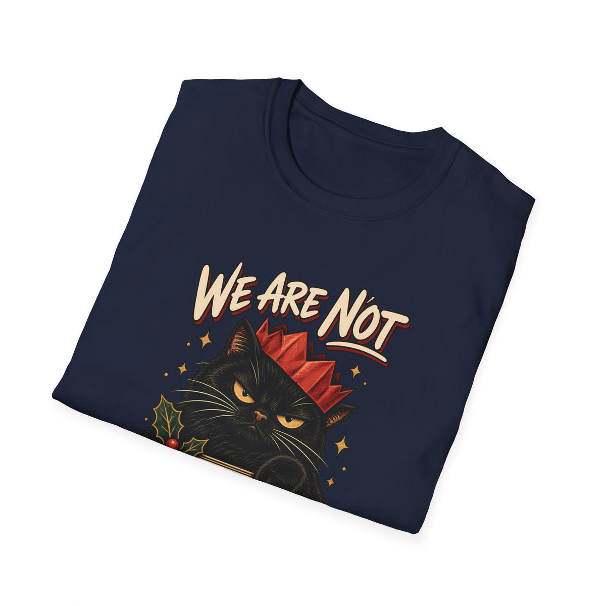 We Are Not Skipping Mariah | Mariah Carey Cat Fan Christmas Holiday Tee