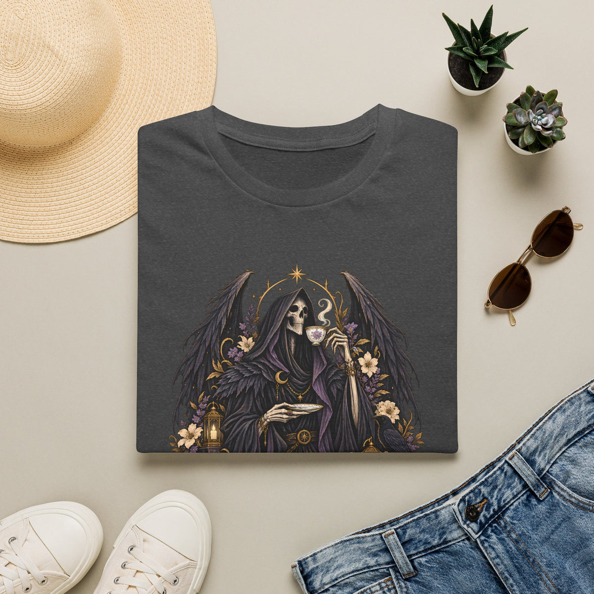 Here for the Tea | The Suriel ACOTAR Character Graphic T Shirt