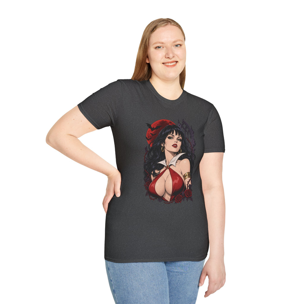 Vampirella | Sexy Halloween Vampire Pin Up Girl Sorceress Graphic T-Shirt