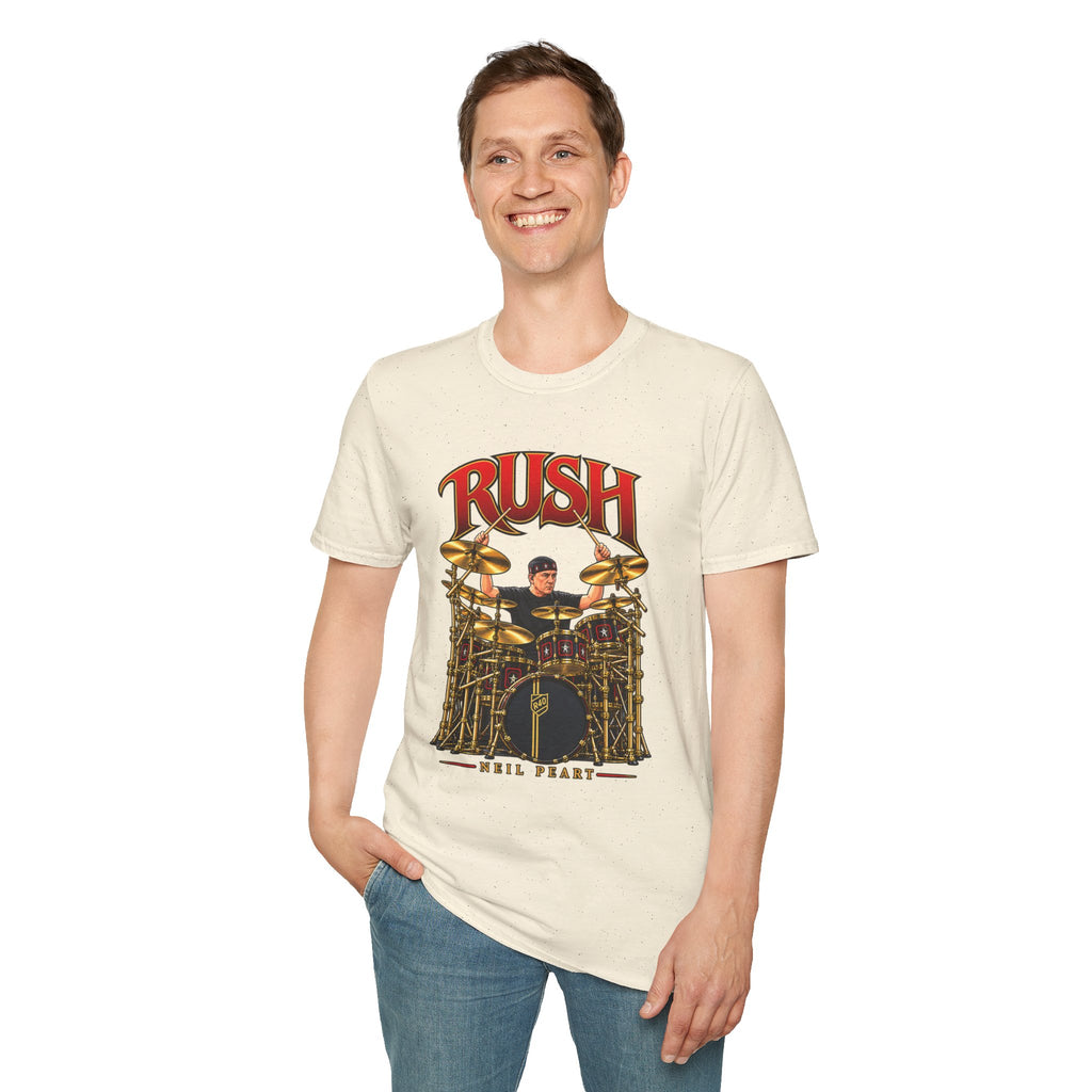Rush | Neil Peart Drum Solo | Prog Rock Drummer Graphic T-Shirt