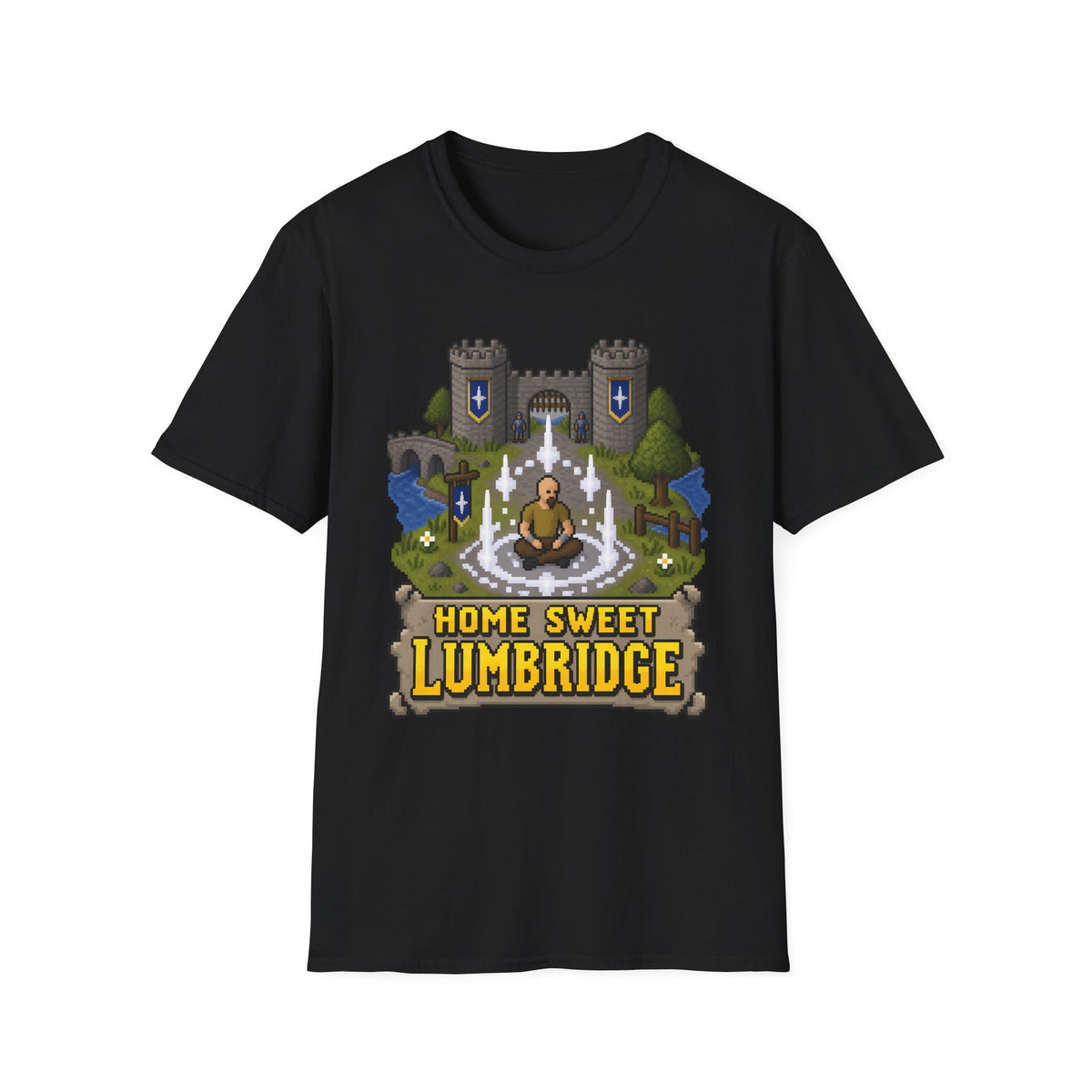 Lumbridge Castle Teleport Tee - Runescape / OSRS Inspired