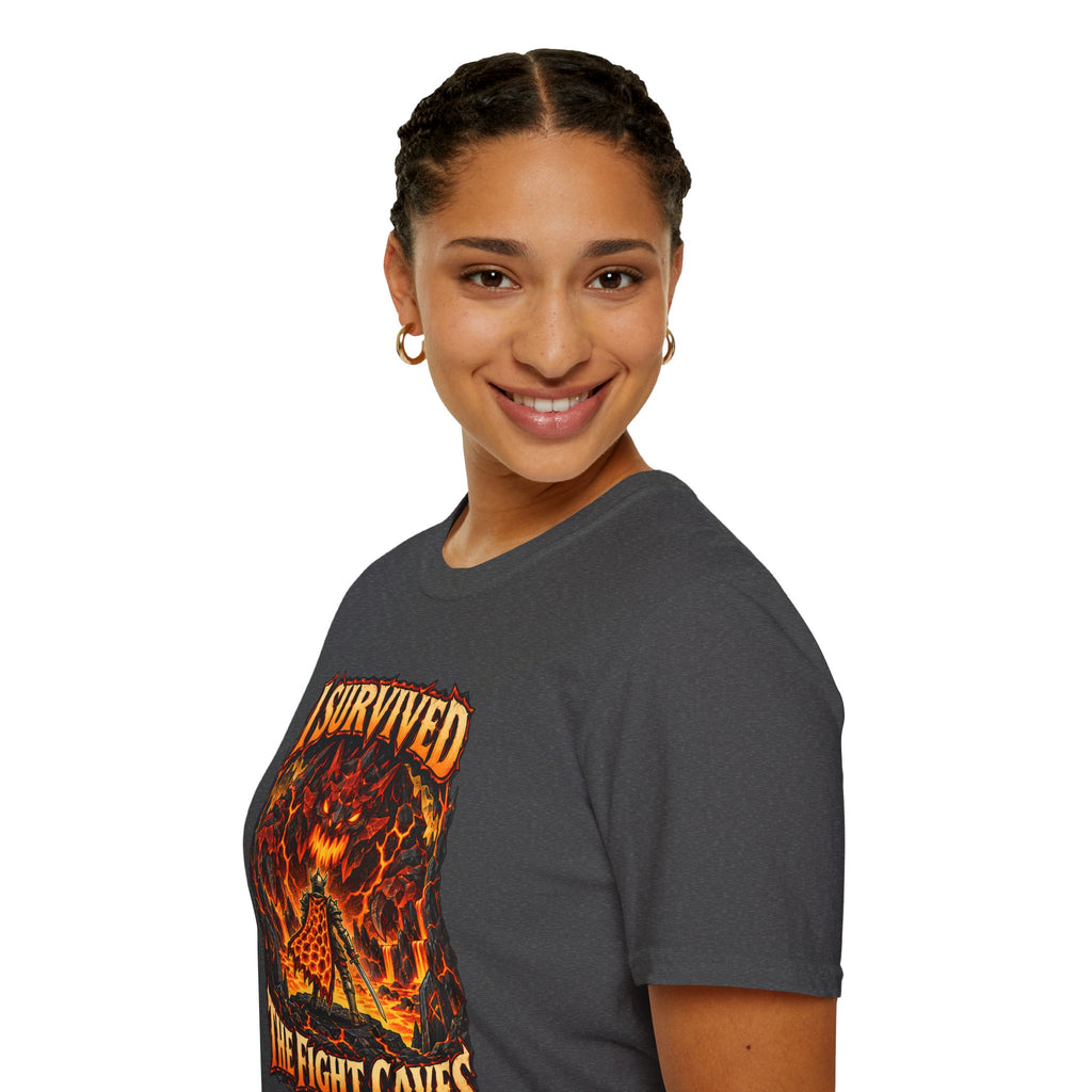 I Survived The Fight Caves Runescape / OSRS Inspired T-Shirt