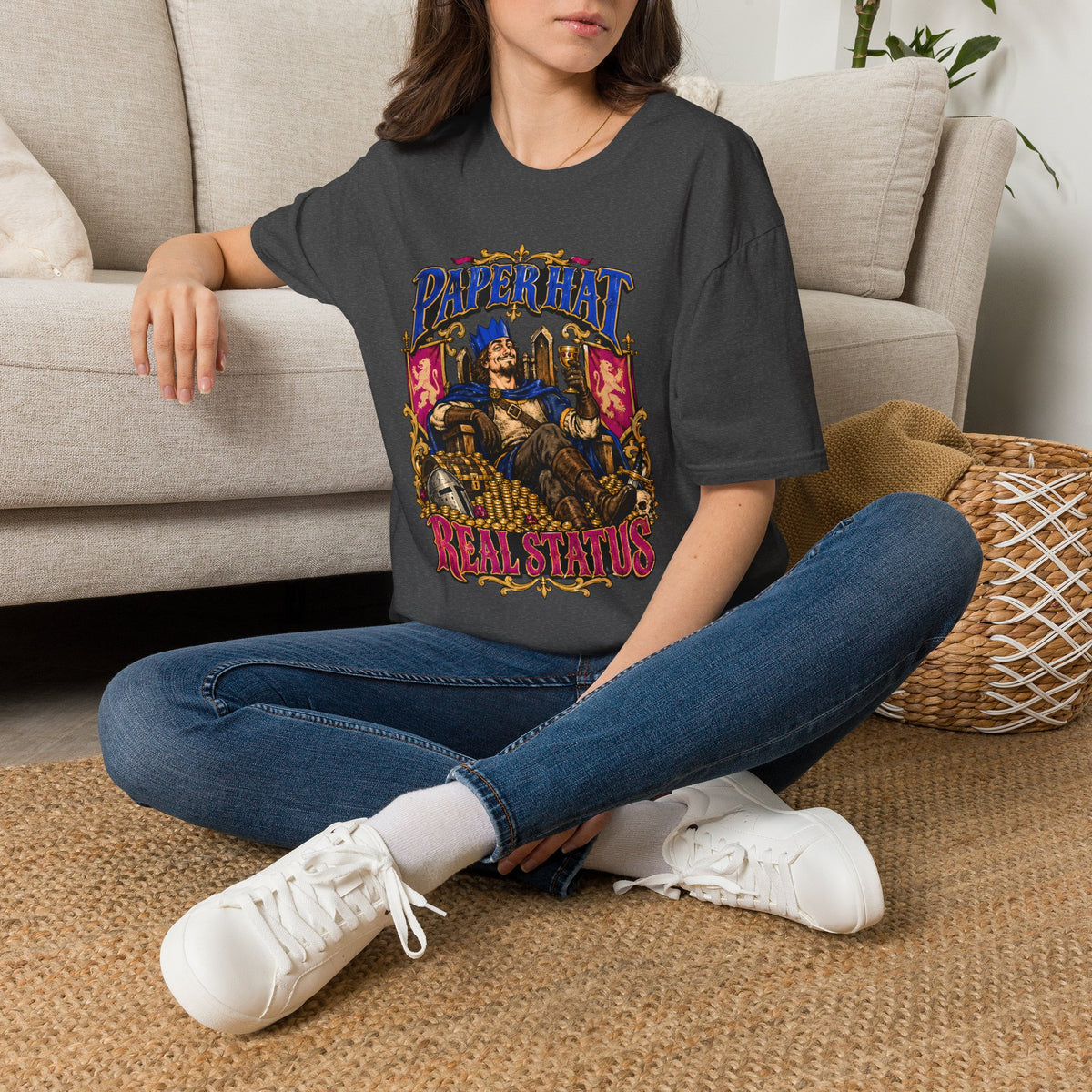 Blue Party Hat Tee OSRS / Runescape Inspired T-Shirt