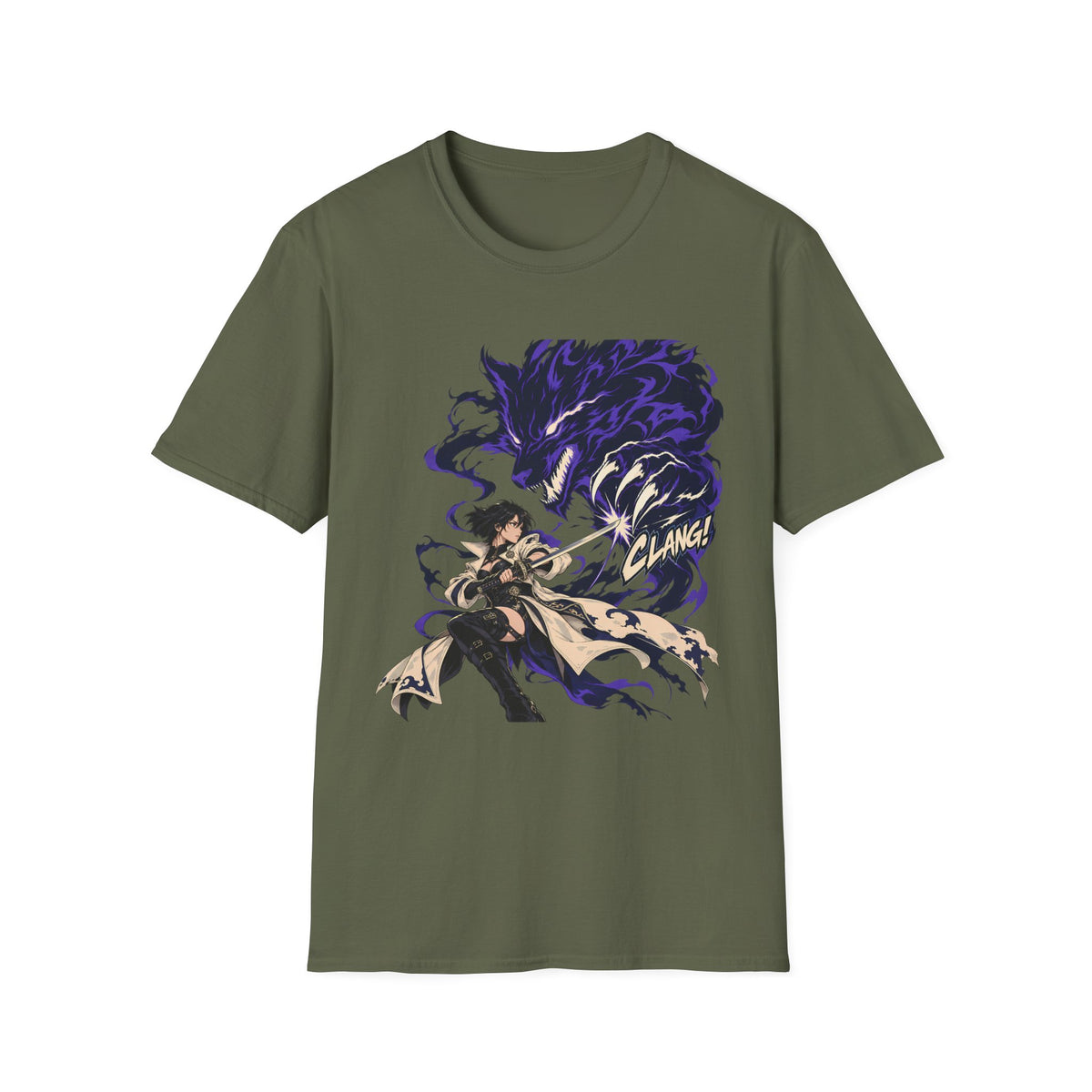 Wolf Demon | Samurai Demon Hunter | Japanese Anime T-Shirt