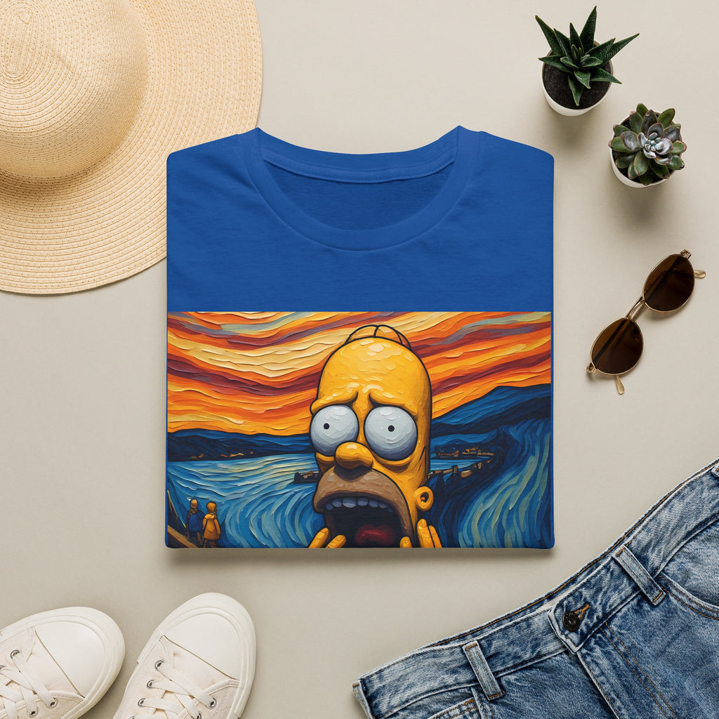 Homer Scream T-Shirt — Parody Pop Art Graphic Tee
