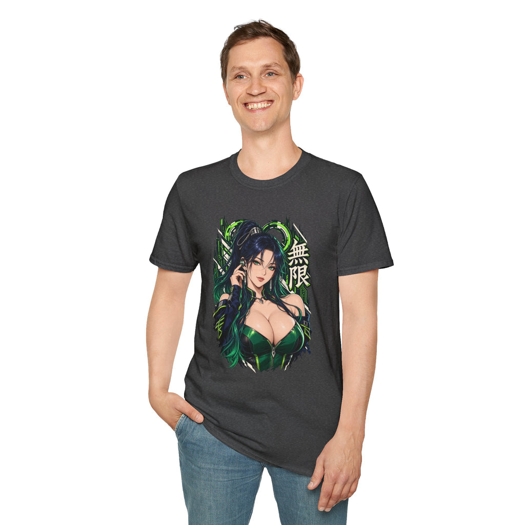 Infinity | Sexy Anime Ninja Pin Up Woman Graphic T-Shirt