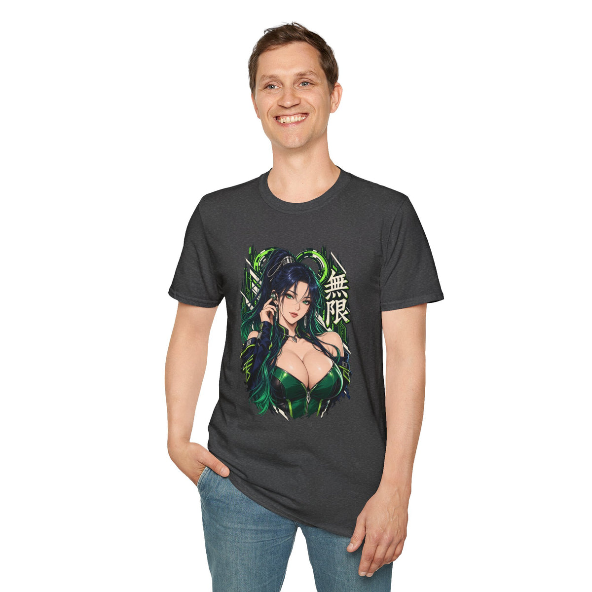 Infinity | Sexy Anime Ninja Pin Up Woman Graphic T-Shirt