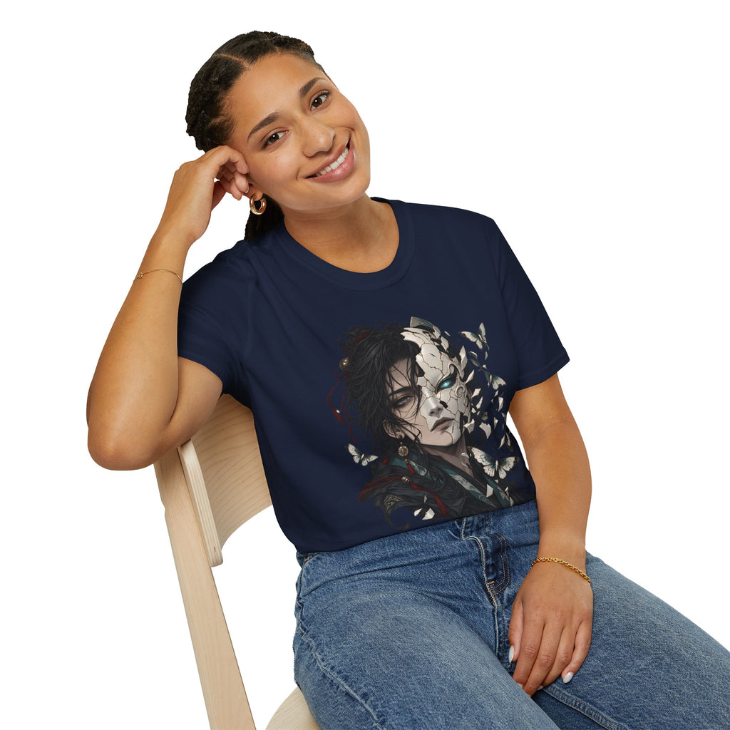 Mask Unfurls | Japanese Anime Style Mask Graphic Shirt