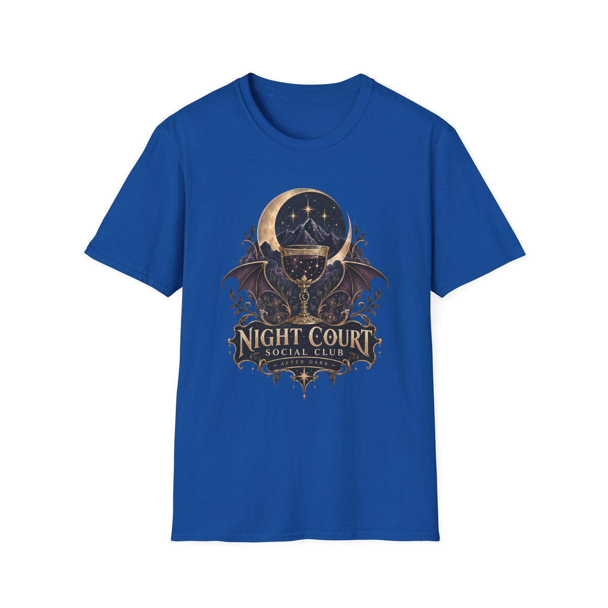 Night Court Social Club | ACOTAR Book Celestial Moon Graphic Shirt