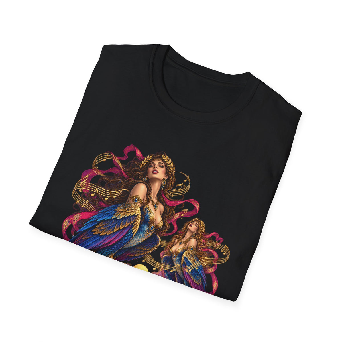 Sirens Greek Mythology T-Shirt, Odyssey Bird Women Fantasy Art